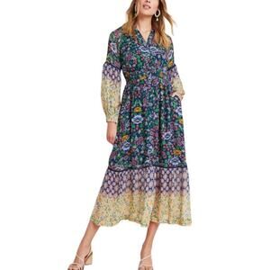 Anthropologie Maeve Ondine Maxi Dress